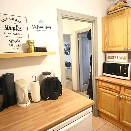 T2 Centre Village - Proximite Telecabine - Vue Montagne Plein Sud - Terrasse Couverte - Balcon - 1 Lit Double En 160 - Salon 1 Canape Convertible En 140 - Cuisine Separee 아파트