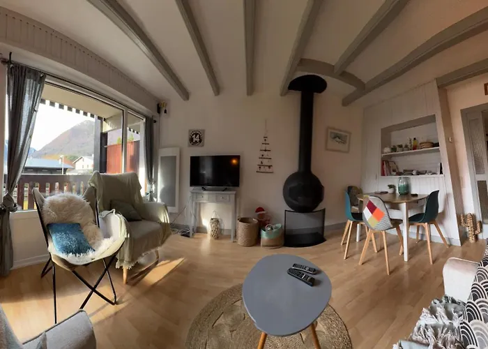 Apartment T2 Centre Village: Mountain View With Covered Terrace *